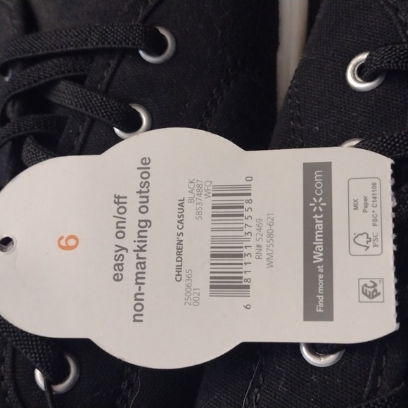 Wonder Nation Childrens Casual Easy On/Off size 6 - Picture 8 of 8